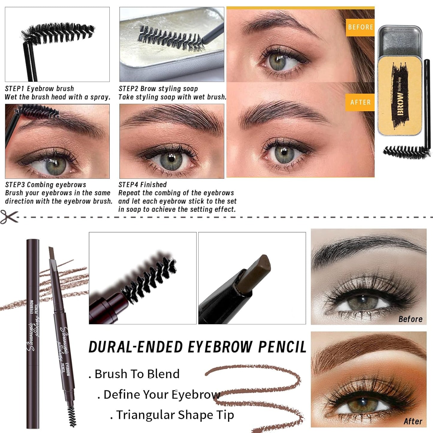 Full Makeup Set Kit for Women Girls Teens, Makeup Present Set, Foundation Face Primer, Eyeshadow Eyeliner Eyebrow Pencil Soap Mascara, Counter Stick Liquid Lipsticks, Brush & Sponges