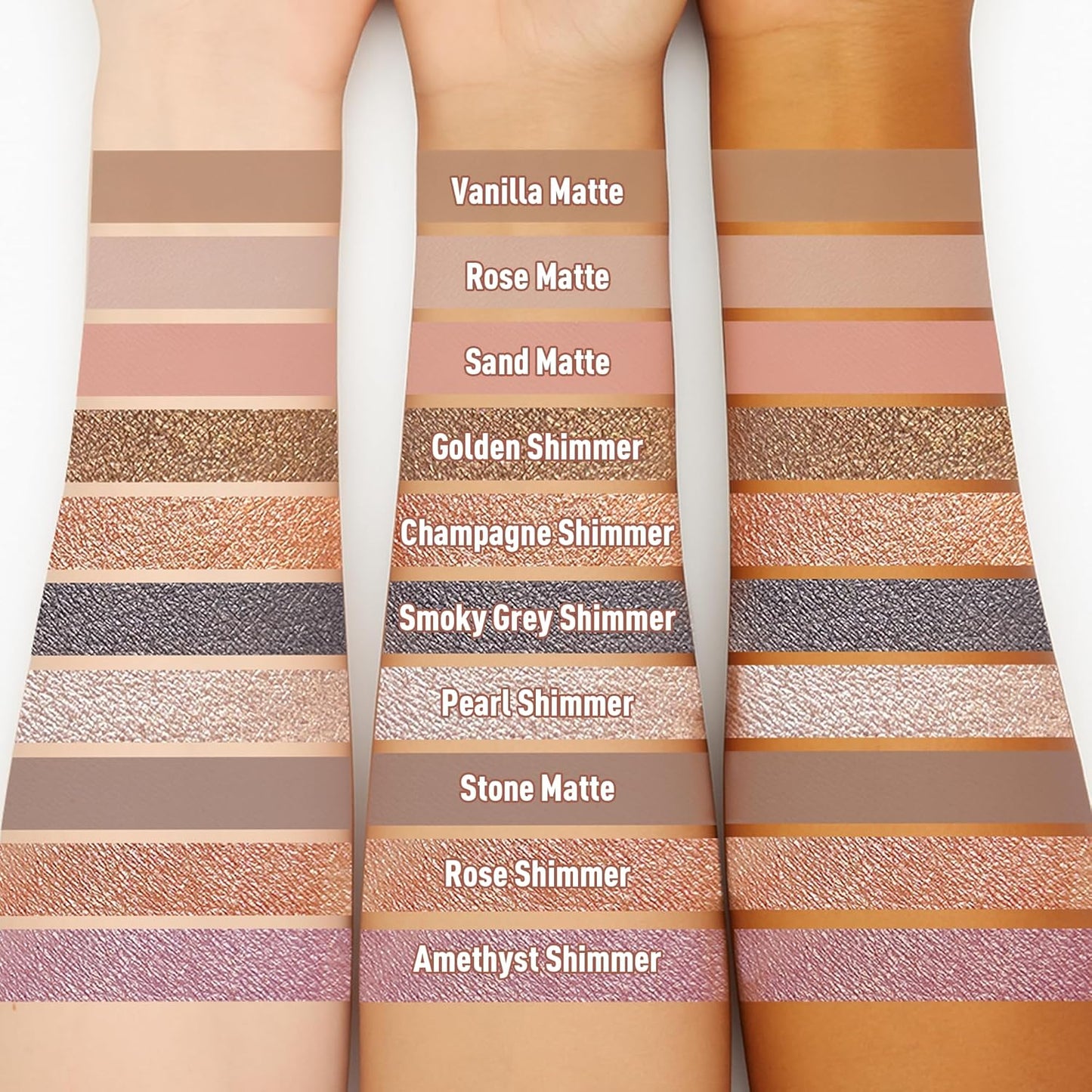 FV Cream Shimmer Eyeshadow Stick，Long Lasting & Waterproof, Multi-Use & High Pigment Eyeshadow Makeup Stick, Amethyst Shimmer