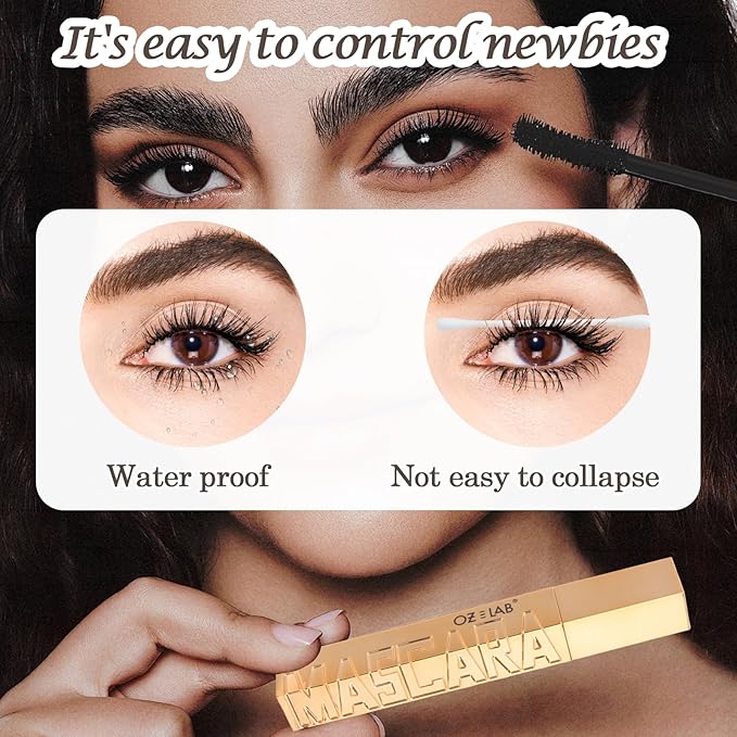 Beauty Fiber Volume Mascara – Creamy Matte Contour Makeup for Face and Eyes, Multi-Use, Blendable & Travel-Friendly Formula, Fair Shade, 0.42 oz/12 ml