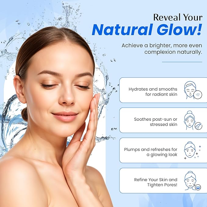 Melting Hydrogel Face Mask with Hyaluronic Acid – Deep Hydration & Pore Tightening, Glass Skin Look – Dermatologist Tested, Anti Aging Korean Skin Care, Vegan, Clean Beauty – Pack of 5