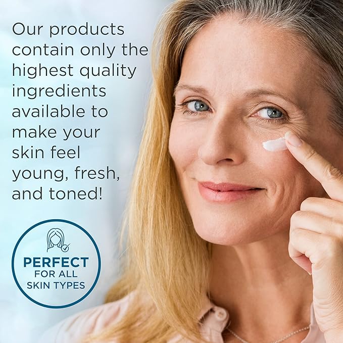 Vitality Eye Cream - Rich, Hydrating, Skin Brightening Eye Cream - For Dark Circles, Lines, & Wrinkles - Anti-Aging, Vegan, Cruelty-Free, for All Skin Types