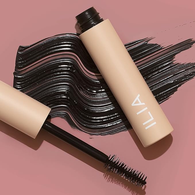 ILIA - Fullest Volumizing Mascara | Weightless, Buildable, Smudge + Flake-Free, Sensitive Eyes Safe | Full, Thick, Healthier Lashes | Non-Toxic, Vegan, Cruelty-Free (Full Size; 0.32 fl oz | 9.5 ml)