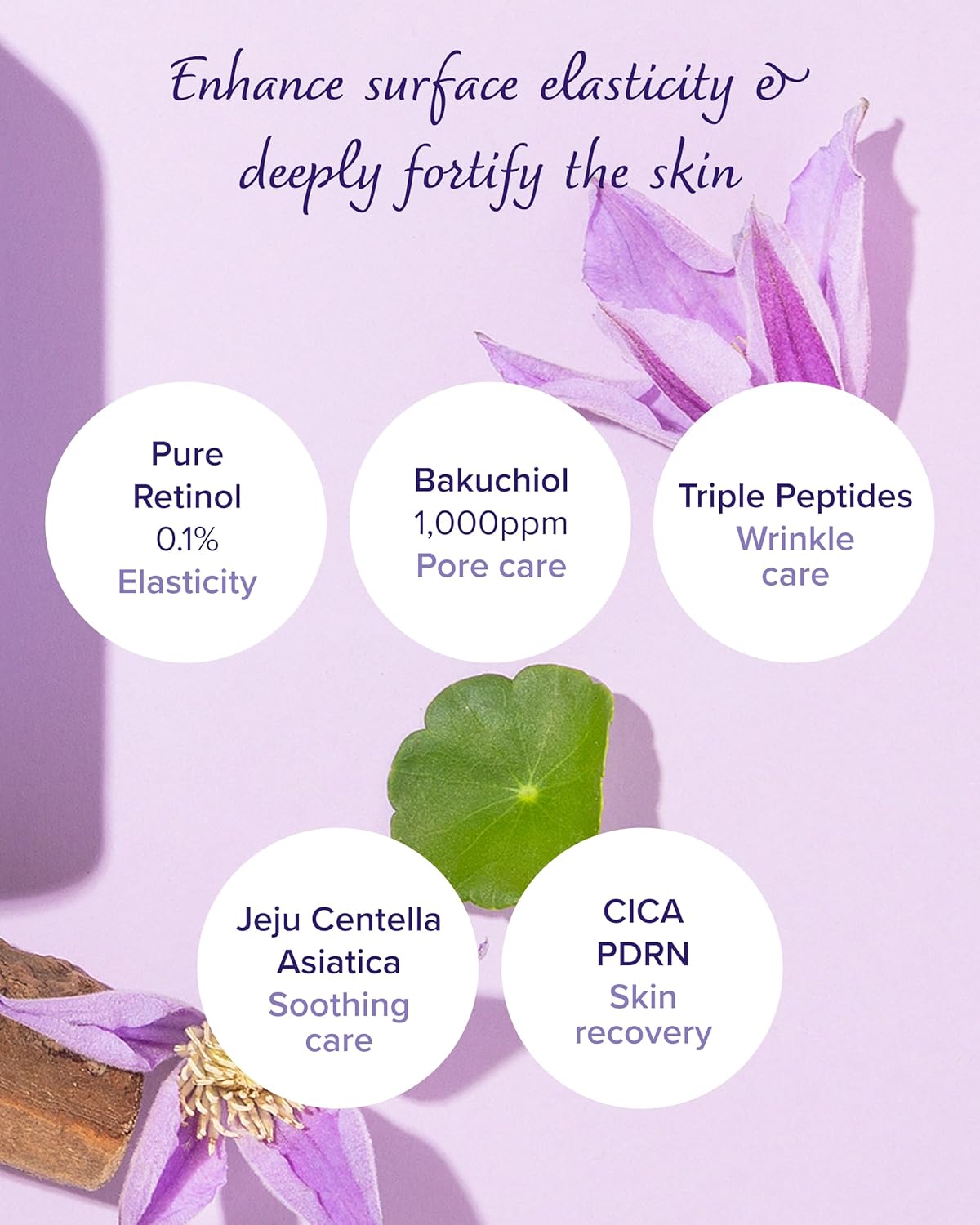 Mary&May SEOUL EDITION Retinol 0.1% Bakuchiol Cica Serum - Korean Face Serum for Pore Elasticity & Wrinkle Improvement - Cica and Peptides - Fragrance-Free, Vegan, and Cruelty-Free, 2.7 fl.oz.