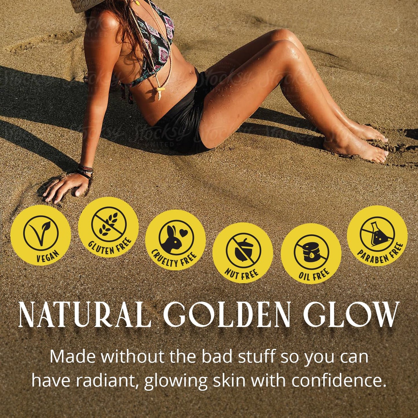 Skinerals Organic Self Tanner Mousse, Sunless Tanning Foam for Face & Body, Streak-Free, Quick-Drying, Long-Lasting Self Tan, 8 Oz, Californium