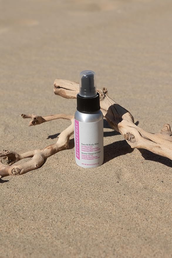 Multi-Use Mist 60ML - Signature Essential Oil Blend No. 2 with Bergamot Mint, Coriander, Lavender & Pinyon Pine - Infused with Aloe Vera Leaf Juice, Hydrates & Balances Skin