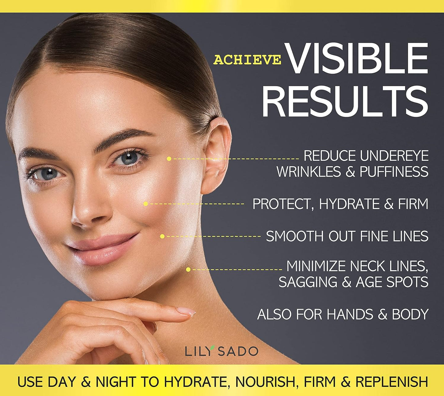 LILY SADO MILK+MANUKA™ Coconut Milk and Manuka Honey Natural Face Moisturizer - Non Greasy Organic Facial Cream with Cocoa Butter and Gotu Kola - Amazing Anti-aging Formula