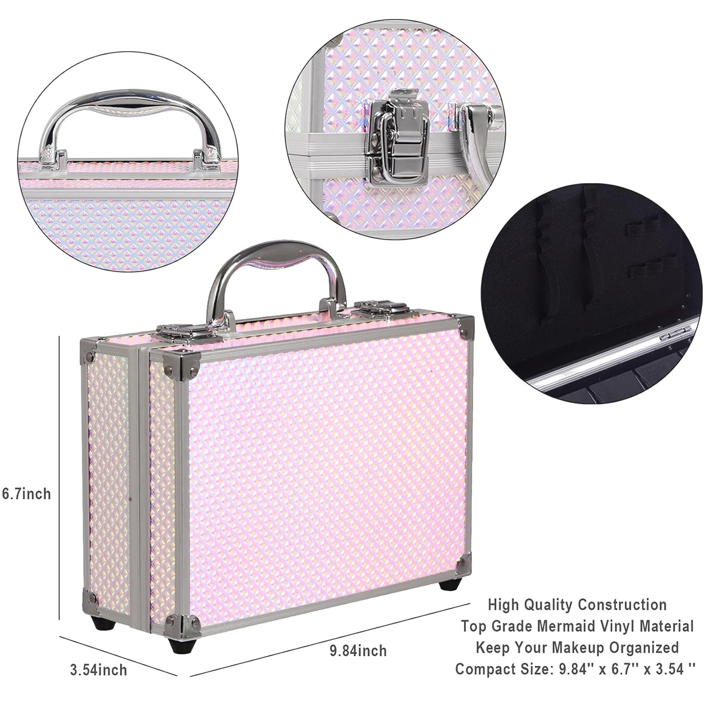 Hot Sugar Makeup Kit for Girls and Women - Full Starter Cosmetics Set with Eye Shadow Palette Lip Balm Blush Lip Gloss Brush Lip & Eye Pencil and Mirror