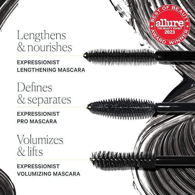 Well People Expressionist Lengthening Mascara, Mascara For Long, Nourished Lashes, Smudge- and Transfer-Resistant Formula, Vegan & Cruelty-free, Black