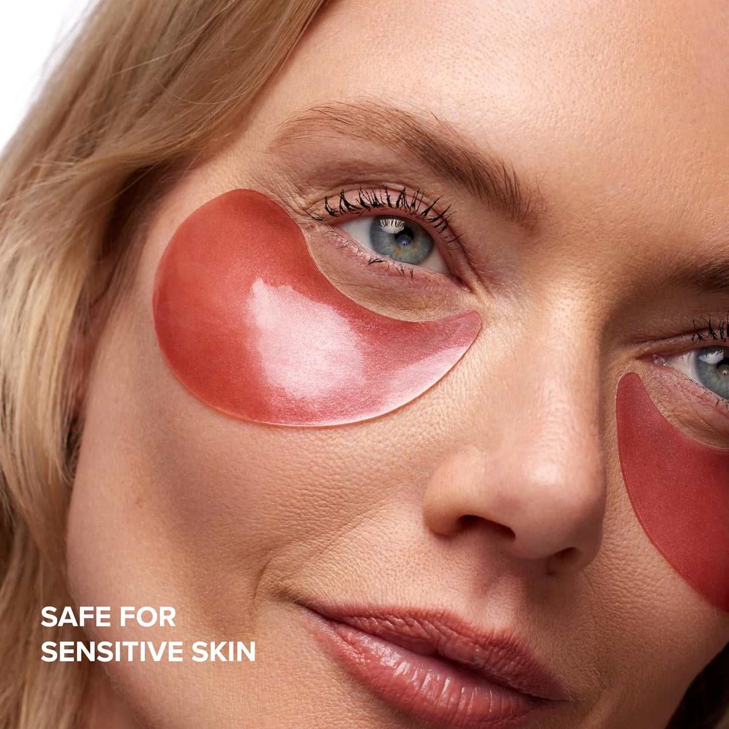 DRMTLGY Brightening Eye Masks (30 Pairs) - Caffeine Eye Masks for Dark Circles and Puffiness with Hyaluronic Acid, Eye Patches for Puffy Eyes - 2 pack