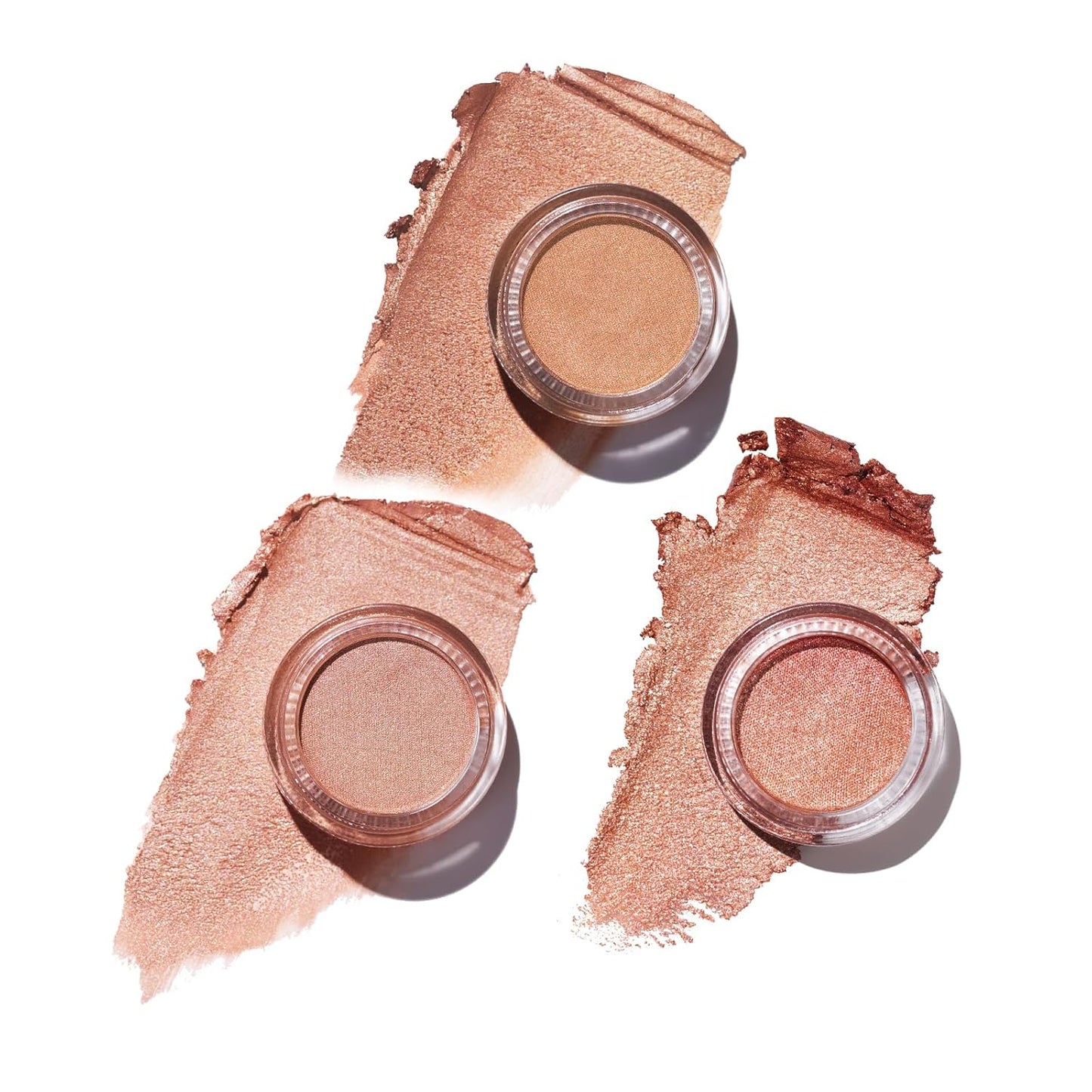 Oulac Cream Eyeshadow also for Highlighter Large Capacity Highly Pigmented Eye Shadow Waterproof &Long Lasting with Moisturizing Formula, Shimmer Glitter Eye Makeup Set 1