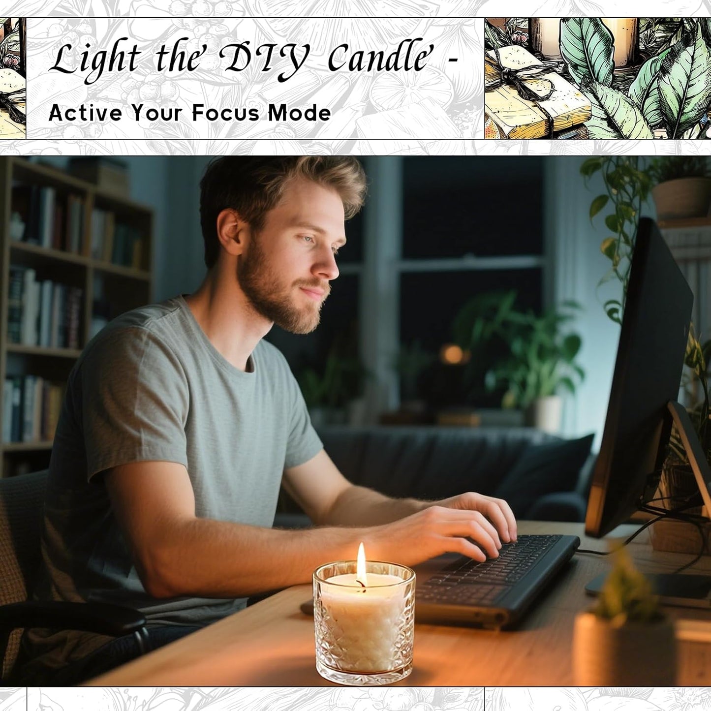 HIQILI Green Tea Fragrance Oil for Candle & Soap Making, Refreshing Scents, for Home Diffusers, Laundry Dryer Balls - 5.07 Fl Oz