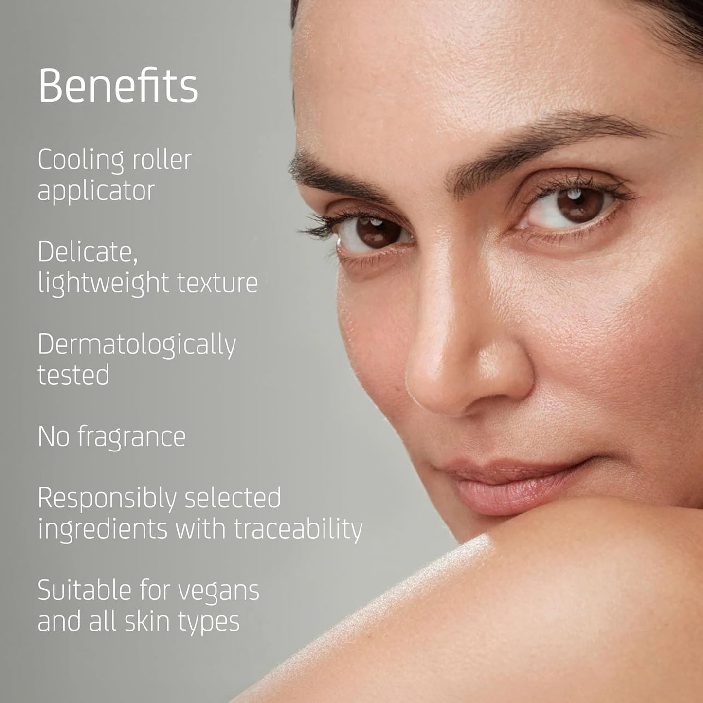 Blue Lagoon - BL+The Eye Serum For Dark Circles, Puffiness, Hydration - Cooling Roller Ball Applicator Firming Wrinkle Treatment - Under Eye Serum - Dark Circles Treatment (0.33 fl oz | 10 ml)