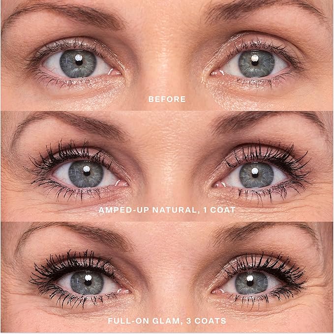 Tower 28 Mascara – Volumizing & Lengthening Lash Makeup | No Clumping, No Flaking, Smudge-Free | Gentle for Sensitive Eyes, Eco-Conscious Packaging – Jet Black