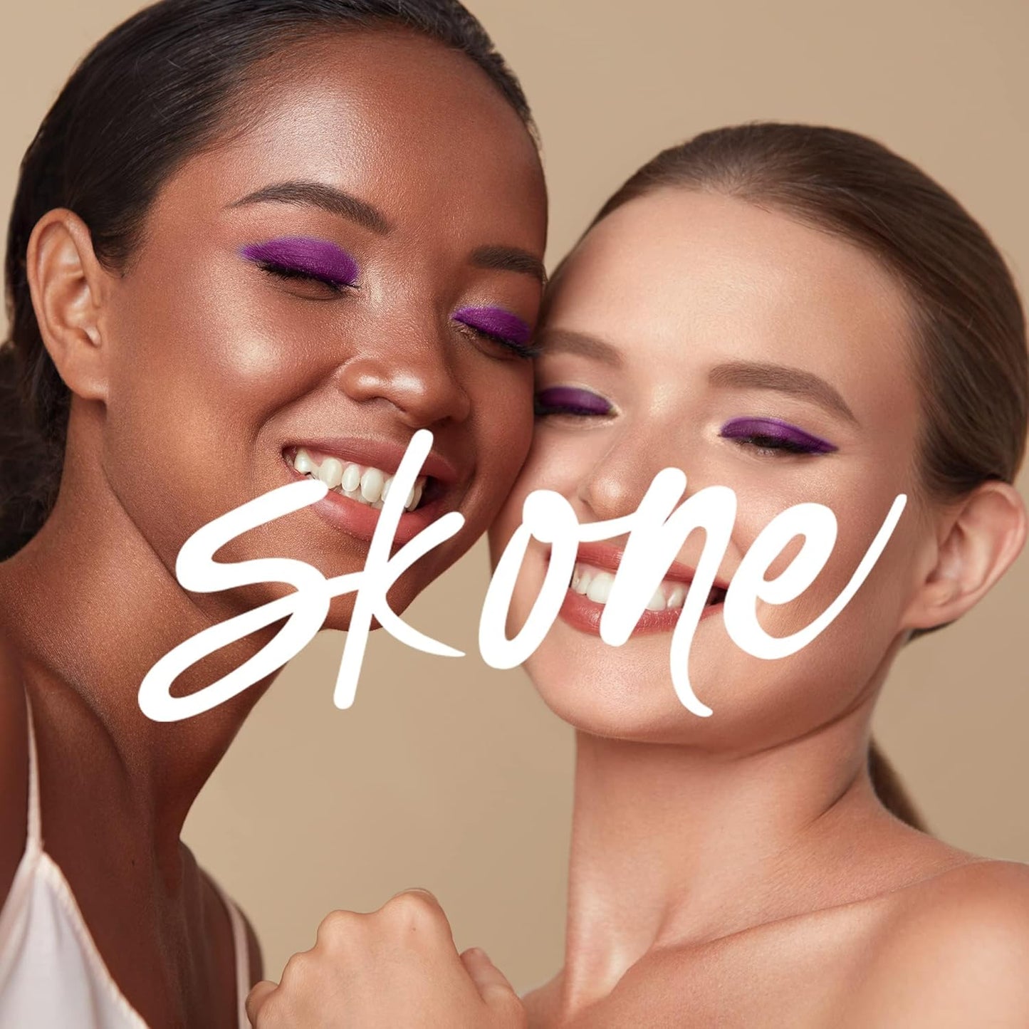Skone Cosmetics Gems Eye Shadow, Highly Pigmented, Longwear Eye Makeup, Single Eyeshadow with Pro Shimmery Finish - Ultra-Blendable, Slightly Shimmer Shades - Purple Eyeshadow - Flowers