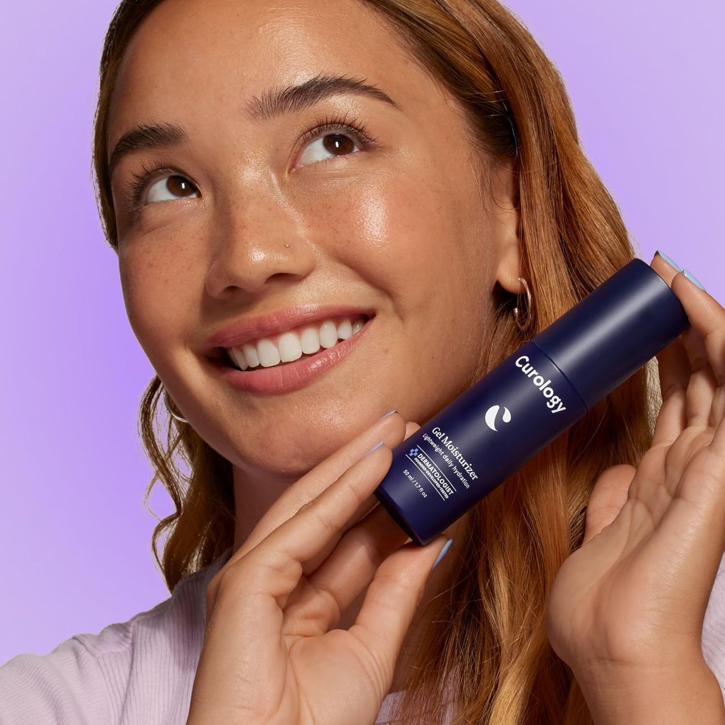 Curology Gel Face Moisturizer, Daily Face Lotion with Hyaluronic Acid, for Oily, Dry or Sensitive Skin, 1.7 fl oz