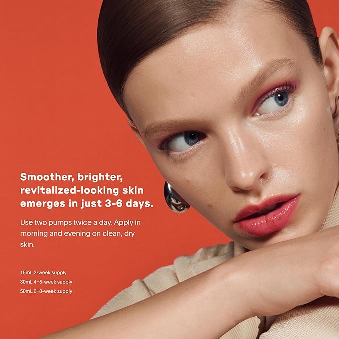 U Beauty Resurfacing Compound - Anti-Aging Daily Serum with Mandelic Acid, a Gentle Blend of Exfoliants, Retinol + Vitamin C for Smoother, Brighter, & Revitalized-Looking Skin - 1.7 fl oz