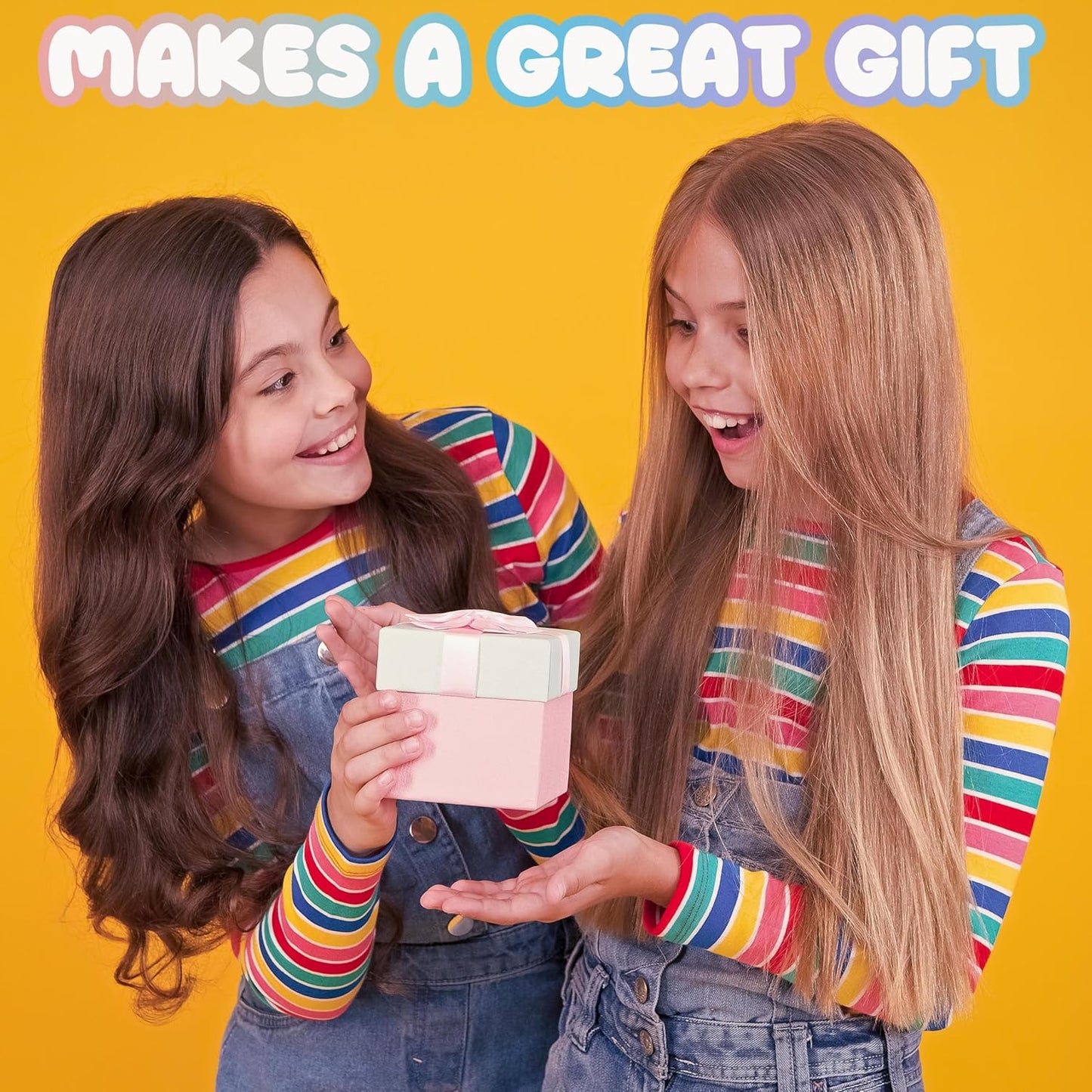 Expressions 5pc Cosmetics Lip Kit For Kids w/Lip Glosses, Lip Balms & Tin Box Storage Case I Believe in Unicorns Rhinestone,Washable + Non Toxic