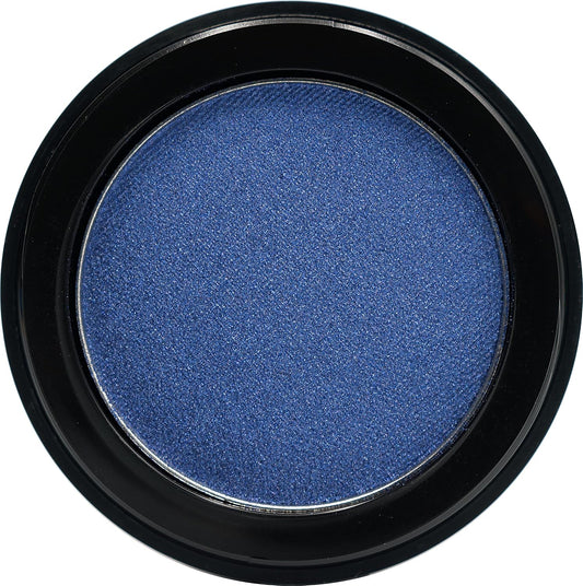 Atlantic Navy Denim Royal Blue Sparkling Pressed Powder Single Vegan Eyeshadow; Talc, Paraben & Cruelty Free